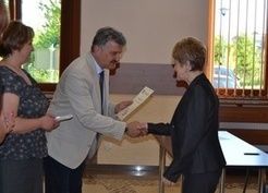 Zdjęcie z galerii: 2014.05.30. I Gminne Dyktando dla Dorosłych