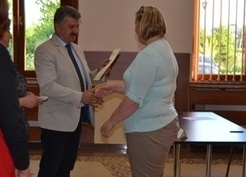 Zdjęcie z galerii: 2014.05.30. I Gminne Dyktando dla Dorosłych
