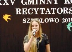 Zdjęcie z galerii: XXV Gminny Konkurs Recytatorski